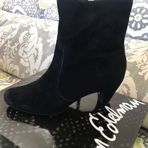 Sam Edelman Black Suede Booties